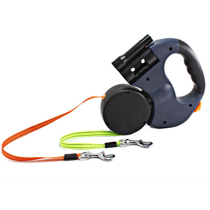 Dual Headed Pet Leashes with Flashlight - 2ufast