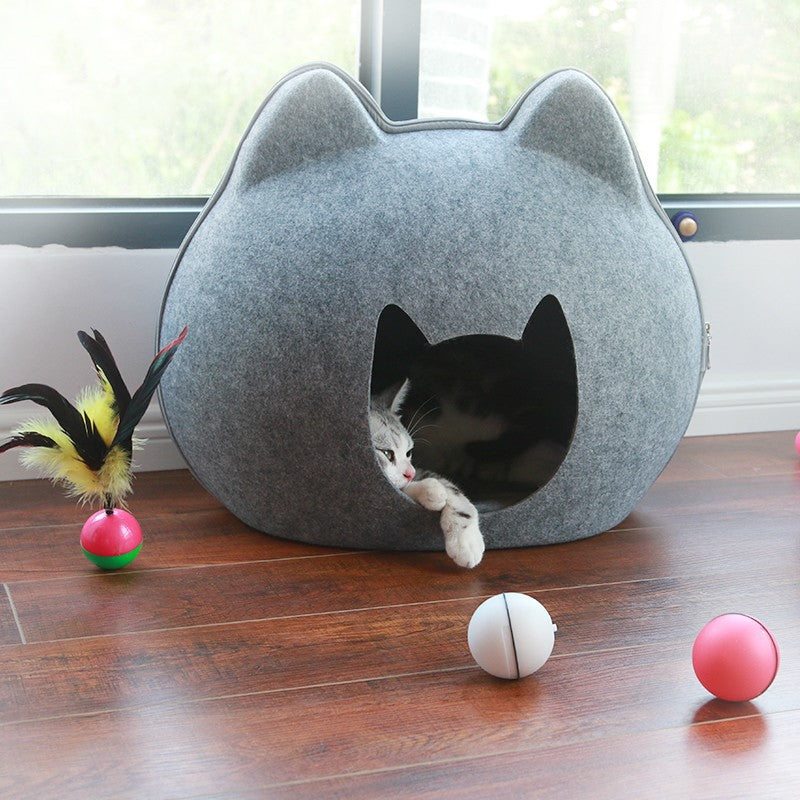 Cat Litter Enclosed Cat House - 2ufast