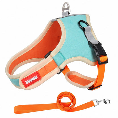 Suede Dog Harness and Leash - 2ufast
