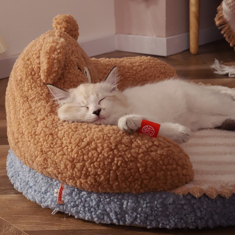 Winter Pet Bed Cat Sleeping Nest - 2ufast