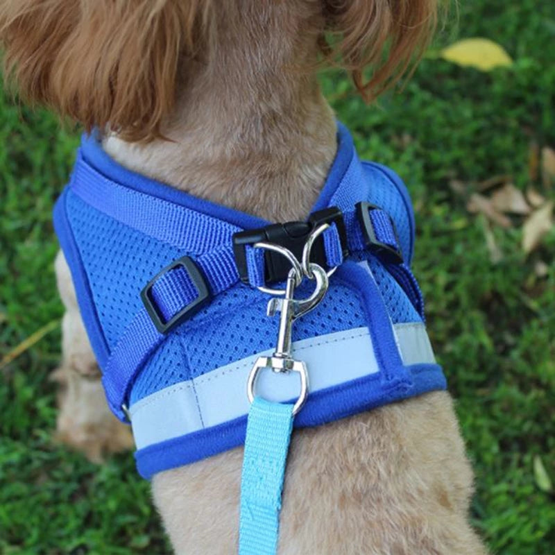 Reflective And Breathable Pet Harness - 2ufast